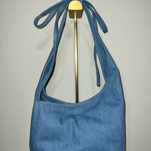 REFORMATION Small Vittoria Bag in Light Denim